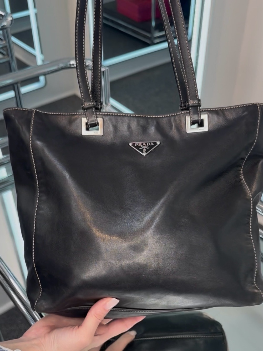 Prada "Acciaio" Tote - Picture 3 of 16